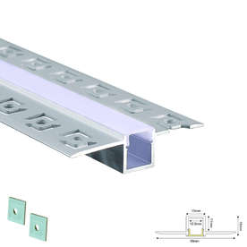 Алуминиев профил за вграждане в гипсокартон Aca Lighting Ling P135 2 метра с дифузер