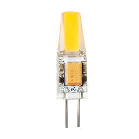 LED крушка Ultralux LPG41527 G4, 12VDC, 1.5W, 2700K, 130lm, 360°, COB