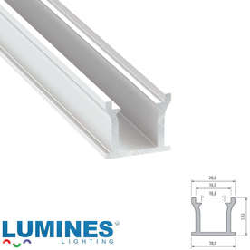 Алуминиев профил за LED ленти за вграждане в под Lumines Lighting Runo 10-0001-38
