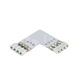 Ъглов конектор женски 4pins-4pins за RGB LED лента 10 мм с 4 пина LVT-2252