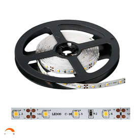 LED лента 4.8W/m 3000K 12VDC SMD2835 60LEDs/m IP20 Ultralux NG283560WW