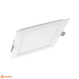 LED панел за вграждане LEDVANCE, 220V, 18W, 3000K, 1530lm, IP20, 120°, бял