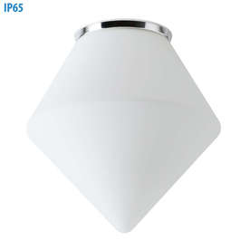 Стъклен LED плафон IP65, 22V, 20W, 2490lm, 3000K AFRA Osmont 61261