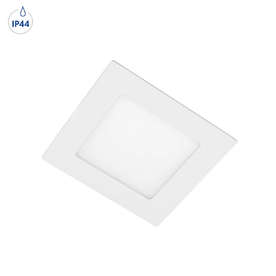 Led панел за вграждане 13W GTV MATIS PLUS LD-MAW13W-CBP4, aлуминий/акрил, 220V, 13W, 1020lm, 3000K, 120°, IP44, CRI>80, бяло тяло