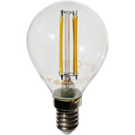 LED крушки E27, тип G125, Винтидж Димираща, 4W, 220V, 2700K, 300°