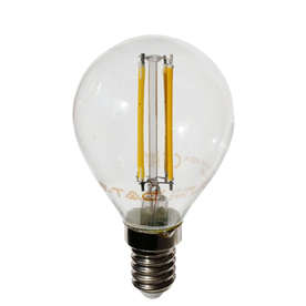 LED крушки E14, P45, тип Filament, 4W, 220V, 2700K, 300°