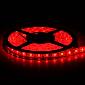 LED ленти 12V Optonica, 7.2W/m, тип диоди 5050, 30 SMD/m, червена светлина, гъвкави
