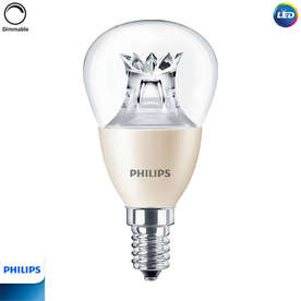 Декоративна димируема крушка Philips LEDluster D 6.2-40W E14 827 P48 CL