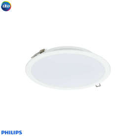 LED луна за вграждане Philips 11W, 3000K, 220V AC, 1000lm, 90°, IP20