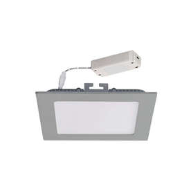 LED панели за вграждане Kanlux 13W, 220V, 4000K, 820lm, IP44, 110°, сребрист