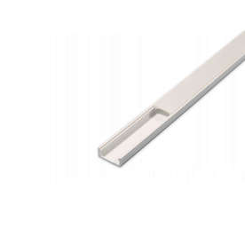 PVC LED профил LVT 6966, два метра, размер 16x7, бял, с бял дифузер