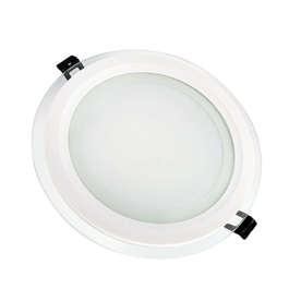 LED стъклен панел за вграждане VITO LENA-RG Φ100x40mm 6W 600Lm 6000K кръг