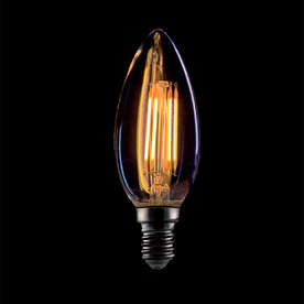 Димируеми LED крушки филамент E14, 4W, 220V, 2700K, 300°, тип C37