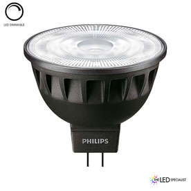 LED луничкa Philips, димируема, 12V, цокъл GU5.3, 6.5W, 3000K, 470lm, 36°, CRI 97