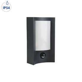 Външно осветително тяло със сензор Aca Lighting Valle LG0514GPIR 220V, 7W, 350lm, 3000K, IP54