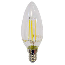 Винтидж LED крушки Е14 Кендъл, V-TAC, 4W, 220V, 3000K, 400lm, 300°, димираща