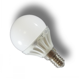 LED крушки Е14 V-TAC, 4W, 220V, 4500K, 320lm, 160°