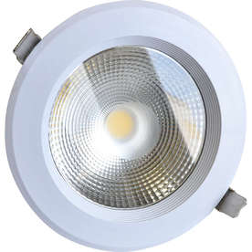 LED луна за вграждане 20W, 220V, 3000K топла светлина, 1700lm, 120°, COB диод, IP21