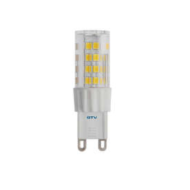 LED крушки G9 GTV, 5W, 220V, 4000K, 420lm, 360°, IP20