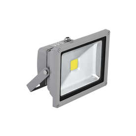 LED Прожектори 20W, 220V, 5500K, 1400lm, 120°, COB, IP65, сиво тяло