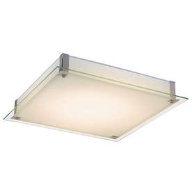 LED плафон Rabalux Carl 3071, 220V, 24W, 2700lm, 3000K, IP20, стъкло/метал, 48 см.