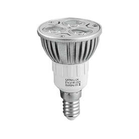 LED крушка луничка 3х1W E14 2700K 220-240V AC Ultralux L220E14327