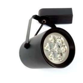 LED прожектори 7W, 220V, 3000K, 560lm, IP20, 60°, черен корпус