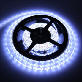 LED ленти 12V Optonica, 9.6W/m, тип диоди 3528, 120 SMD/m, IP54, бяла светлина, гъвкави