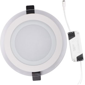 LED стъклен панел UltraLux LPRG16351227 за вграждане 12W 2700K 900lm 120°