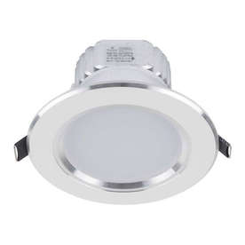 SMD LED ЛУНА ЗА ВГРАЖДАНЕ 3W, 220V, IP20, 3000K, 240lm, 120°, бяла/инокс