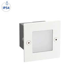 Архитектурен спот за вграждане Aca Lighting PAS230WS 220V, 2W, 3000K, 90lm, IP54