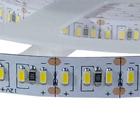 LED ленти 12V, 18W/m, тип диоди 3014, 204 SMD/m, топла бяла светлина, невлагозащитени, гъвкави