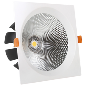 LED ЛУНА ЗА ВГРАЖДАНЕ, КВАДРАТ, РАЗСТЛАН ДИОД, 40W, 220V, IP20, 4200K, 110° 