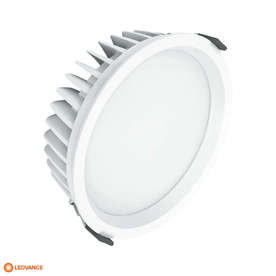 LED луна за вграждане LEDVANCE, 220V, 35W, 3000K, 3150lm, 100°, IP20, алуминий, бяло тяло , 36 месеца гаранция