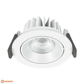 LED ЛУНА ЗА ВГРАЖДАНЕ LEDVANCE, 8W, 220V, 3000K, IP44/20, 36°, димируема