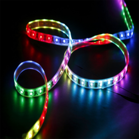 RGB LED ленти Optonica 12VDC, 14.4W/m, тип диоди 5050, 60 SMD/m, невлагозащитени, гъвкави