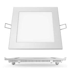 LED панел за вграждане ACA PLATO1240SNM, 220V, 12W, 4000K, 950lm, цвят сатен хром