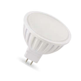 220V LED лунички 7W, цокъл G5.3, SMD2835, 6000K, 560lm, 120°