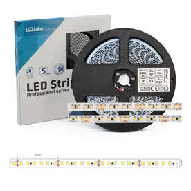 Професионална LED лента 24VDC 12W/m 120lm/W 6500K 600 SMD2835 IP20 CRI80 ролка 5 метра гаранция 5 години LUM-16-2055-01