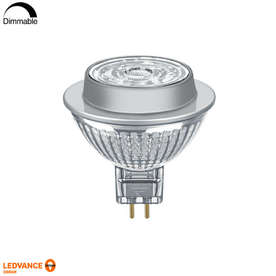 Димируема LED луничкa Osram 12V, GU5.3, 6.1W, 3000K, 350lm, 36°, стъклена