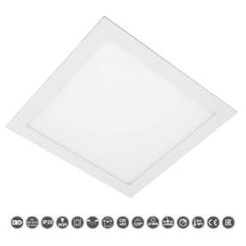 LED панел за вграждане в гипсокартон GTV MATIS PLUS 4000K 7W 560lm 120° IP20