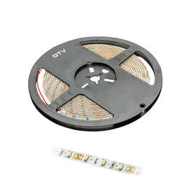 LED ЛЕНТА 12V 4000K 10W/M 750LM/M 120SMD/M IP20 GTV LD-2835-600-5MM-20-NE4