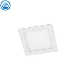 LED панел за вграждане GTV ORIS, aлуминий/акрил, 220V, 3W, 200lm, 3000K, 120°, IP54