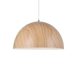 Пендел ACA Lighting Melina OD5391WW 220V IP20 метално тяло в цвят бял дъб фасунга Е27