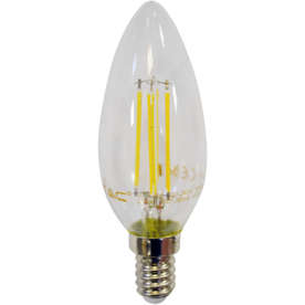 Винтидж LED крушки E14, тип свещ, Filament, 4W, 220V, 6000K, 400lm, 300°