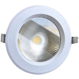 LED луна за вграждане 30W, 220V, 6000K бяла светлина, 2700lm, 120°, COB диод, IP21