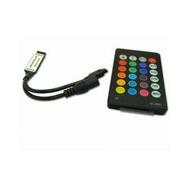 RGB контролер за LED ленти + IR MINI дистанционно управление, 3x2A 12VDC