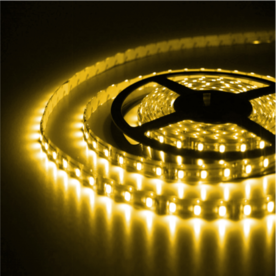 LED ленти 12V Optonica, 9.6W/m, 600lm/m, тип диоди 3528, 120 SMD/m, топло бяла светлина, гъвкави