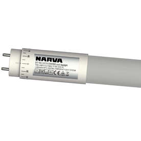 LED пури T8 NARVA 6500K, 220V, 9.5W, 1330lm, 160º, 60см, с ротация на цокъла