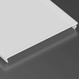 Дифузер за алуминиеви профили Lumines Sorga 11-2091-20, супер широк, бял, два метра